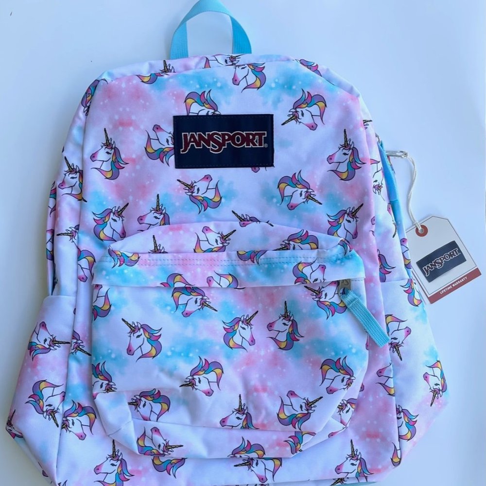 Jansport SuperBreak Backpack Unicorn Clouds